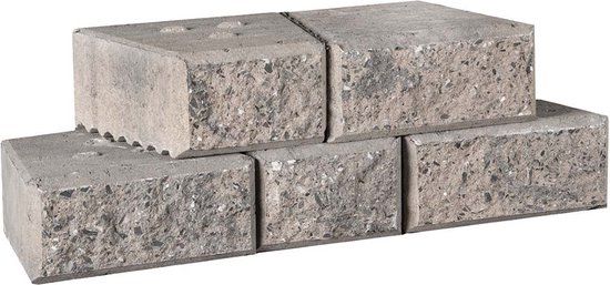 Merkloos Crack & Stack 15/23 x 20 x 10 cm beige
