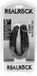 RealRock by Shots U Vormige Dubbele Dildo 5 / 12,7 cm - Zwart