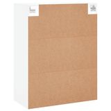 vidaXL Hangkasten, 2 stuks, bewerkt hout, wit