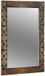 vidaXL Miroir mural Noyer 70 x 50 cm Bois transformé et verre