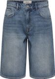 JDY Jacqueline de Yong Broek Jdylina Mw Bermuda Shorts Dnm 15370643 Medium Blue Dames Maat - XS