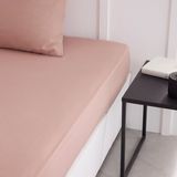 TODAY Essential Drap housse réglable 160 x 200 cm Coton Rose clair