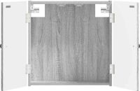 vidaXL Dartbord Kabinet EDE Grijs Sonoma