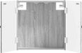 vidaXL Dartbord Kabinet EDE Grijs Sonoma