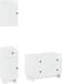 vidaXL - 3-delig - badkamerkast - set - EDE - Hoogglans - Wit - Bewerkt - hout