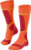 FALKE SK Wool met compressie skisokken heren rood - maat 39-42