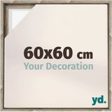 yd, Baklijst 60x60 cm Sonoma Eiken - Lijst voor Canvasdoek - MDF Lyon