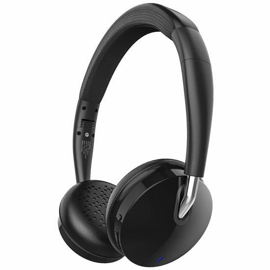 PowerLocus Bluetooth Koptelefoon On-Ear Wireless Headset - Zwart zwart