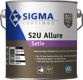 Sigma S2U Allure Satin Zijdeglans Lakverf Buiten Wit 2,5 Liter