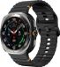 By Qubix Qubix - Wave Sport Band - Zwart - Geschikt voor Samsung Galaxy Watch Ultra / Ultra 2 - 47mm