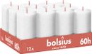 Bolsius - Rustieke Kaars - Wit - 12 stuks - 13 cm - 60 branduren