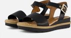 Tamaris Sandalen Zwart Leer Dames Maat 41