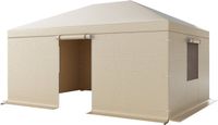 Merkloos Winterhoes voor hardtop gazebo's van 3,6 x 4,8 meter