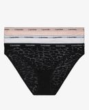 Calvin Klein 3-pack kanten Slips dames - Low rise - Mini slip dames - Microfiber bikini slip - kanten Onderbroek