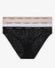 Calvin Klein Slip en dentelle pour femme - Taille basse - Mini slip pour femme - Slip bikini en microfibre - Culotte en dentelle
