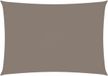 vidaXL - Zonnescherm - rechthoekig - 2,5x4,5 m - oxford stof - taupe