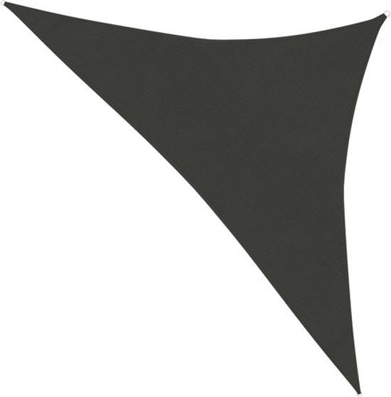 vidaXL Zonnezeil 160 g/m² 3,5x3,5x4,9 m HDPE Antracietkleurig