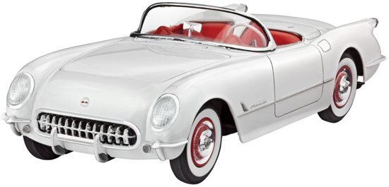 Revell Modellbausatz Auto 1:24 - '53 Corvette Roadster im Maßstab 1:24, Level 4, originalgetreue Nachbildung mit vielen Details, 07067