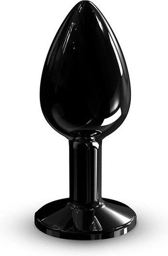 Dorcel Diamond Aluminium Buttplug - Black - Medium
