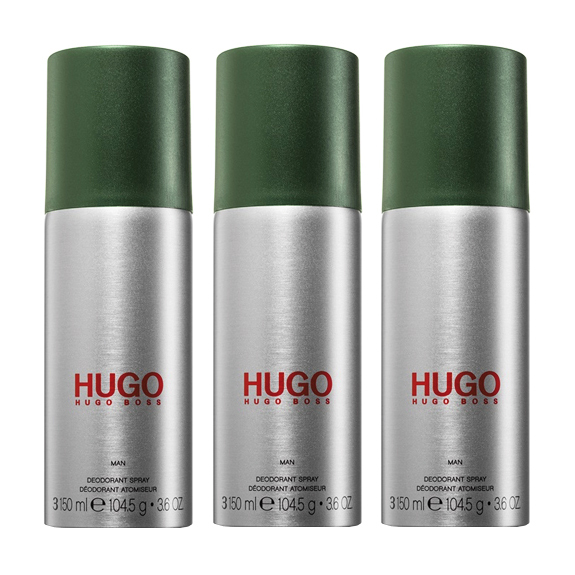 Hugo Boss Hugo Man deodorant spray 3 x 150 ml (3-Pack)