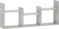 vidaXL Wandplank Betongrijs 97,5 x 17 x 40 cm Bewerkt hout