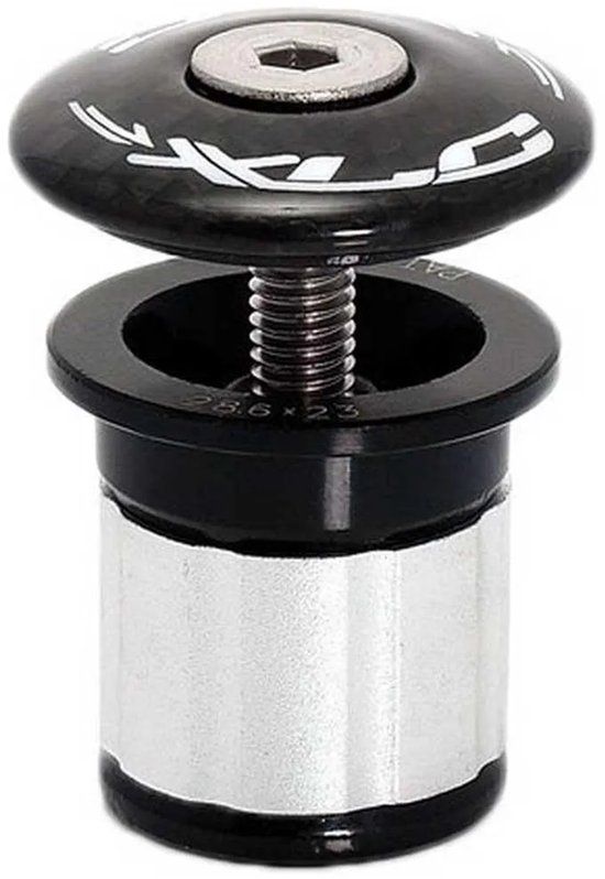 XLC Ahead plug 11/8 23-24mm carbon zwart