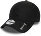 New Era Diamond Era 9forty New York Yankees Pet Zwart