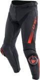 Dainese Super Speed S26 Motorfietsleren broek - Zwart/Rood - Maat 60