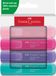 Faber-Castell tekstmarker 46 - 4 stuks - pastel - FC-254654