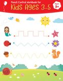 Pencil Control Workbook for Kids Ages 3–5: Fun Pre-Writing and Tracing Activities with Lines, Shapes, Animals, Numbers, and Letters for Preschoolers
