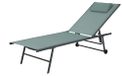 FORNOR 16258 Stoel 5 posities Khaki 185 x 55 x 3