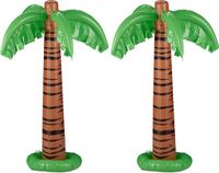 Merkloos Relaxdays Opblaasbare Palmboom Set van 2