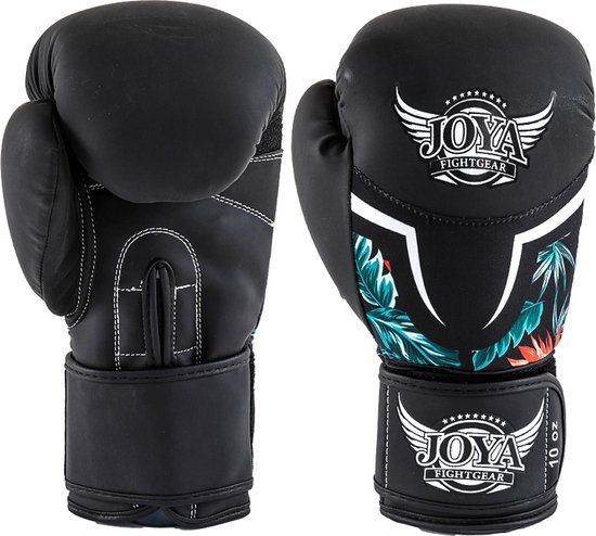 Joya Kickboxing Gloves - Women - Black/White/Green/Red - 10 oz - Beginner
