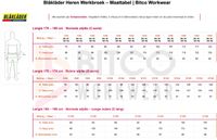 Blåkläder Blaklader Service werkbroek met stretch zonder spijkerzakken 1495-1330 - Medium Grijs/Zwart - C150