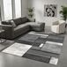 TapisTrend Tapis abstrait géométrique gris 120x170 cm