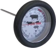Merkloos / Sans marque Hit Trading B.V. Analoge vleesthermometer / keuken thermometer RVS 12 cm