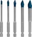 Bosch EXPERT HEX-9 HardCeramic Tegelboorset 5-delig - 4/5/6/8/10 mm