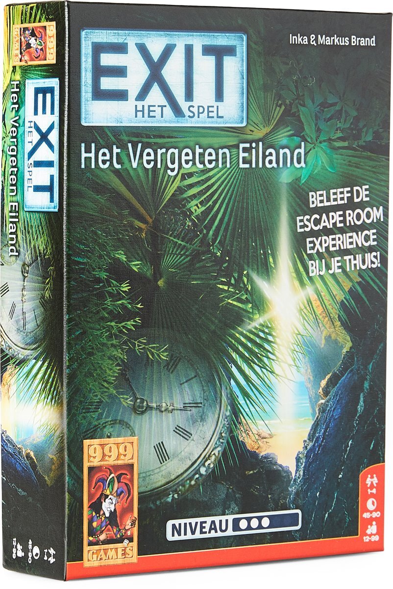 999 Games EXIT - Het Vergeten Eiland Bordspel