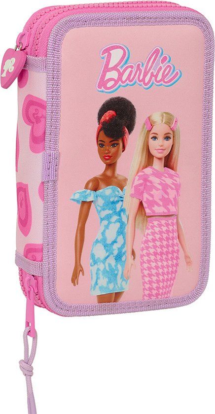 Barbie Heart Gevuld Etui - Roze - 28 stuks