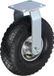 Merkloos Relaxdays Bokwiel Luchtband - 260 mm - 120 kg - Zwart/Zilver
