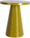 Leitmotiv Bijzettafel Catania Ribbed - Olijfgroen - 40x40x46cm