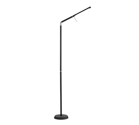 Trio Vloerlamp Filigran Zwart LED 6W