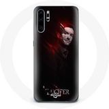 Maniacase Hoesje voor Huawei P30 Pro Lucifer Series zwarte achtergrond