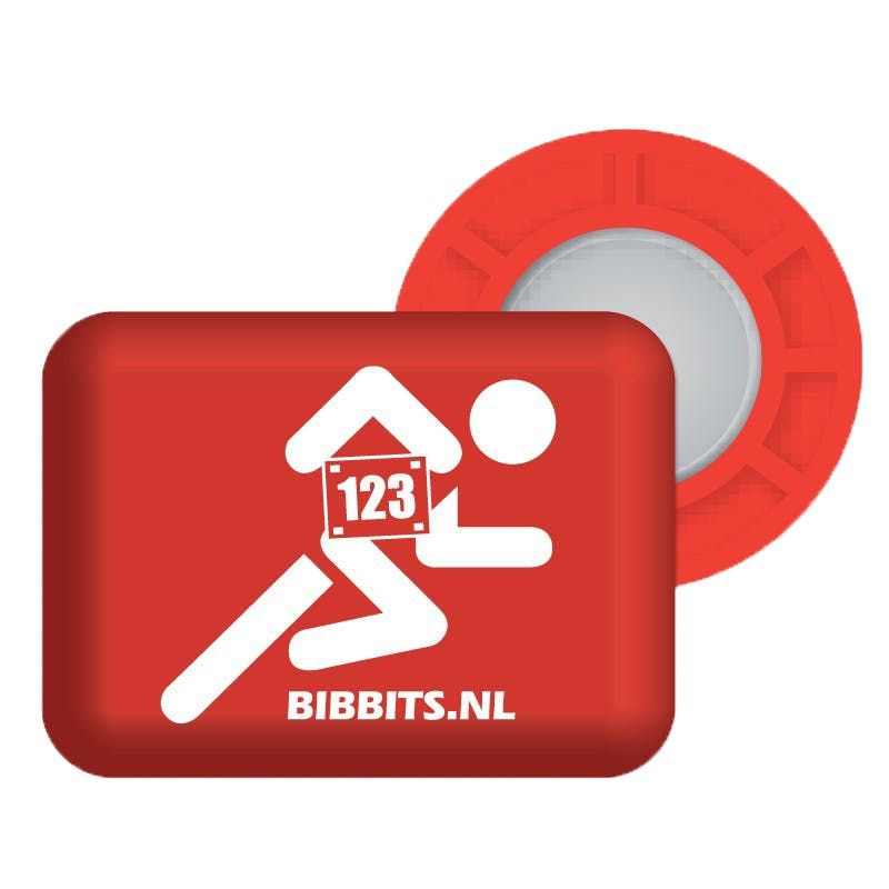 BibBits Startnummer Magneetjes Loper