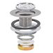 EZ-FLO Aanrecht zeef met flens en gegoten moer, roestvrij staal platte zeef met 3-1/2 inch tot 4 inch opening, 30031