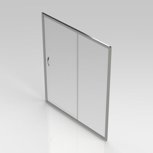 Nemo Go Belo schuifdeur 1600x1900mm 6mm easy clean glas profielen aluminium verchroomd S2050160