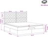 vidaXL - Ottoman Bed with Mattress and Headboard - Pink - 160 x 200 cm - Velvet