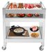 Chariot de grill - Table à 3 niveaux avec roues - Capacité de 30 kg