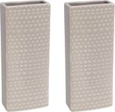Merkloos Luna 6x Radiator bak waterverdamper 17,7 cm - Rechthoekig grijs