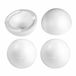 Rayher hobby materialen 12x stuks hobby/DIY piepschuim bal/bol 20 cm halve schalen